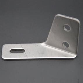 img 1 attached to 🛵 Stainless Steel Fender Saddlebag Rail Support Brackets for Harley-Davidson Touring FLT FLHT Ultra Classic (1985-2008) - Compatible with Fixing Right/Left Side