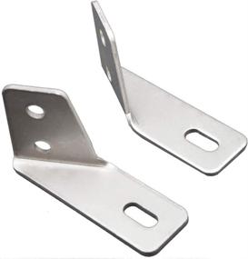 img 4 attached to 🛵 Stainless Steel Fender Saddlebag Rail Support Brackets for Harley-Davidson Touring FLT FLHT Ultra Classic (1985-2008) - Compatible with Fixing Right/Left Side