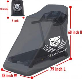 img 1 attached to Protect Your Treadmill With ClawsCover Waterproof And Dustproof Cover - Ideal For Indoor And Outdoor Use
