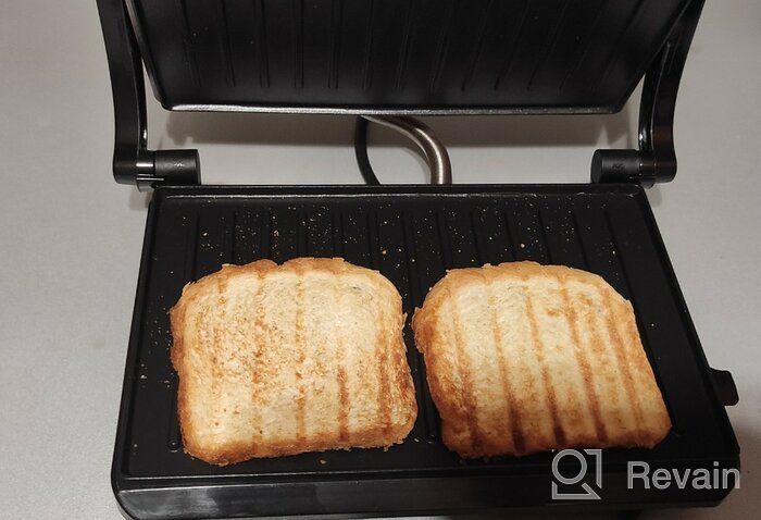 img 2 attached to Sandwich maker Kitfort KT-1609 Panini Maker, red review by Czesawa Jasiska ᠌