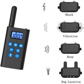 img 2 attached to 🐶 Rechargeable Dog Training Collar with Remote - Long Range 330 Yards Waterproof Shock Collar for Small, Medium & Large Dogs - 3 Training Modes: Beep, Vibration, Shock