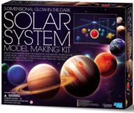diy 3d glow-in-the-dark solar system mobile kit - stem learning science astronomy toys for kids & teens, girls & boys logo