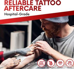 img 2 attached to 💧 Waterproof Transparent Personal Care Tattoo Aftercare Bandage