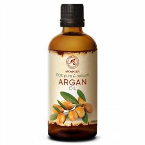 img 4 attached to Organic AROMATIKA Argan Oil 3.4Oz - Pure Moroccan Kernel Oil For Hair & Face - Cold Pressed 100% Natural Treatment