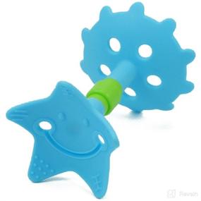 img 4 attached to Innobaby Original Teethin' Smart EZ Grip Star Teether: BPA Free Teether for Babies and Toddlers