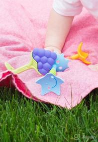 img 2 attached to Innobaby Original Teethin' Smart EZ Grip Star Teether: BPA Free Teether for Babies and Toddlers