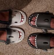 img 1 attached to Men & Women'S Cute Shark Slides - Anti-Slip Open Toe House Shoes For Beach Or Casual Wear! review by Adrian Garcia