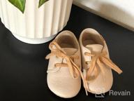 img 1 attached to 👟 RVROVIC Anti Slip Toddler Leather Sneakers for Boys review by Craig Waters