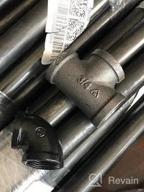 img 1 attached to 1/2" Grey Malleable Iron Elbow Pipe Fittings For Vintage DIY Industrial Shelving & Decor Projects review by Dave Cavazos