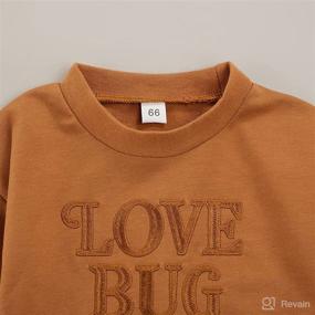 img 2 attached to 👶 Adorable Long Sleeve Baby Girl Sweatshirt for Spring/Fall - Perfect Valentine's Day Outfit