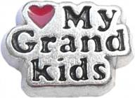 cherish your grandkids with this beautiful love my grandkids floating locket charm logo