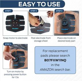 img 1 attached to Rechargeable Wireless EMS Massager - FDA Cleared Abs Stimulator Muscle Toner For Effective Bodybuilding And Abdominal, Arm & Leg Training With Three Powerful Motors - Perfect For Men And Women