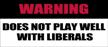 american vinyl liberals conservative libertarian logo