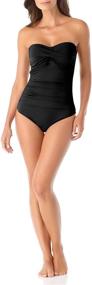 img 1 attached to Anne Cole Womens Shirred Swimsuit Women's Clothing - Swimsuits & Cover Ups