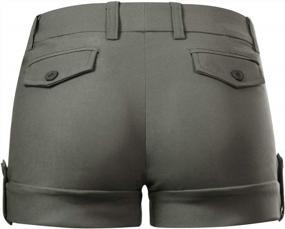 img 2 attached to MixMatchy Women'S Lightweight Body Enhancing Comfort Cuffed Shorts With Pockets