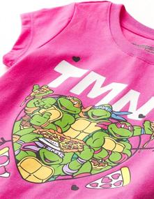 img 2 attached to Teenage Mutant Ninja Turtles T Shirt Girls' Clothing : Tops, Tees & Blouses