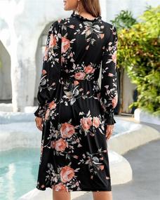 img 1 attached to Women'S Retro Boho Pockets Midi Dress: Chang Yun Floral Summer Dresses For Weddings & Guests