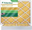 shield your home from allergens with filterbuy 10x14x4 air filter merv 11 (2-pack) logo