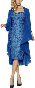 img 4 attached to Shiningdress Womens Mother Evening Size14 Women's Clothing ~ Dresses