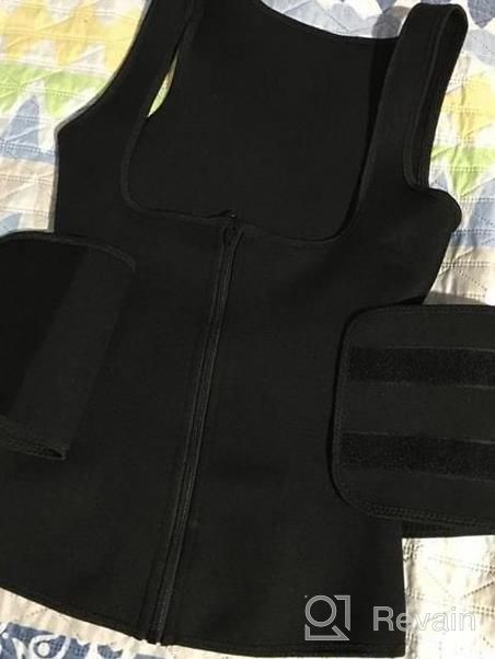 img 1 attached to Sauna Waist Trainer For Women - Tummy Cincher Body Shaper For Sweat And Weight Loss Workouts By CtriLady review by Rob Bishop