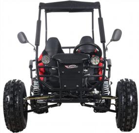 img 3 attached to X-PRO 125Cc Gas Powered Go Kart With ZongShen Engine, 3-Speed Semi-Automatic Transmission W/Reverse & Big 18"/19" Wheels - Black!