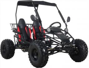 img 1 attached to X-PRO 125Cc Gas Powered Go Kart With ZongShen Engine, 3-Speed Semi-Automatic Transmission W/Reverse & Big 18"/19" Wheels - Black!