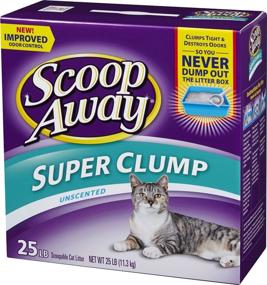 img 3 attached to 🐱 Scoop Away Ammonia Shield Unscented Cat Litter, 25-lb Carton