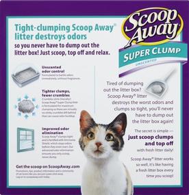 img 2 attached to 🐱 Scoop Away Ammonia Shield Unscented Cat Litter, 25-lb Carton