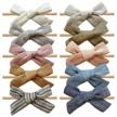 cherssy baby girl: stylish and comfortable linen bows headbands for all ages logo
