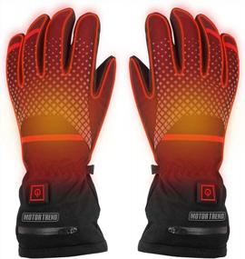 img 4 attached to Max-Heat Rechargeable Heated Gloves With 3 Temperature Settings And Thermal Insulation For Maximum Comfort