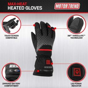 img 3 attached to Max-Heat Rechargeable Heated Gloves With 3 Temperature Settings And Thermal Insulation For Maximum Comfort