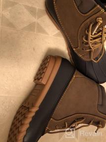 img 7 attached to Stay Warm And Dry This Winter With ALEADER'S Mens Waterproof Shell Fur Lined Snow Boots