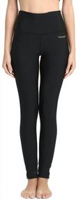 img 4 attached to Stay Safe And Stylish In Ubestyle UPF 50+ High Waist Women'S Leggings