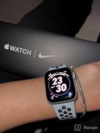 img 2 attached to Renewed Apple Watch SE in Gold Aluminum with 📱 GPS + Cellular and Pink Sand Sport Band - 40mm review by Amar Amar ᠌