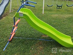 img 6 attached to Unleash Outdoor Fun With A 6Ft Freestanding Slide For Kids - Perfect For Backyard Playsets And Playground Sets