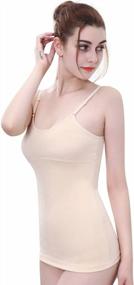 img 2 attached to Everbellus Firm Tummy Control Shapewear Tank Top Compression Underwear For Women Beige XX-Large