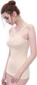 img 1 attached to Everbellus Firm Tummy Control Shapewear Tank Top Compression Underwear For Women Beige XX-Large
