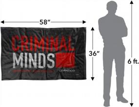img 1 attached to Criminal Minds Logo Fleece Throw Blanket