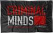 criminal minds logo fleece throw blanket logo