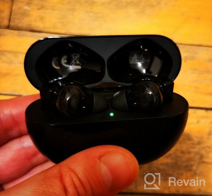 img 1 attached to 🎧 Huawei FreeBuds Pro Earbuds with Advanced Noise Cancellation, Bluetooth 5.2, and 3-Mic System for iOS and Android (Carbon Black) review by Aashit Sing ᠌