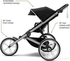 img 1 attached to 🏃 Optimized Performance Jogging Stroller: Thule Glide 2