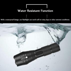 img 1 attached to Green LED Flashlight Single Mode Hunting Light With Zoomable And Waterproof For Hunting Predator Fishing