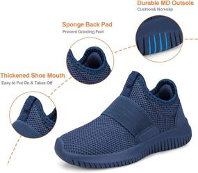img 3 attached to 👟 Troadlop Athletic Girls' Shoes: Outdoor Walking Basketball Sneakers