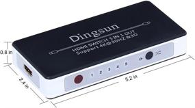 img 3 attached to 5-портовый HDMI-коммутатор с пультом дистанционного управления, поддержка 4K/1080P/3D (5 входов на 1 выход)