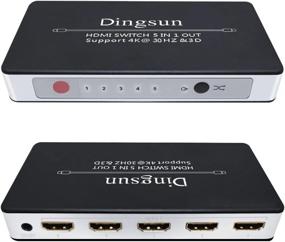 img 1 attached to 5-портовый HDMI-коммутатор с пультом дистанционного управления, поддержка 4K/1080P/3D (5 входов на 1 выход)