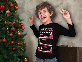 img 2 attached to Tstars Christmas Sweater Sweatshirt Medium Boys' Clothing : Fashion Hoodies & Sweatshirts