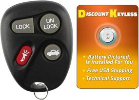 img 2 attached to Affordable Keyless Replacement Key Fob for Buick Century Regal Intrigue Grand Prix 10246215 - Save Now!