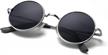 vintage inspired polarized sunglasses for men - menton ezil's circle shades with lifetime breakage guarantee logo