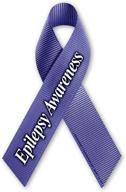 🧩 epilepsy awareness ribbon magnet: show support on vehicles and refrigerators with 4 ½” x 6 7/8” magnet america product логотип