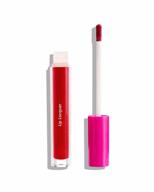 modelco lip lacquer: high-pigment, long-wear color with non-sticky finish and all day moisture - iconic red 0.17 oz logo